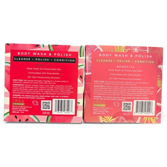 LWYA Kim Gravel Body Wash & Polish, You had me at Melon & Citrus Got Real - Picture 2 of 2